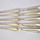 DEETJEN Set of 5 silver-plated lobster picks with pearl handle