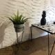Vintage wrought iron plant holder