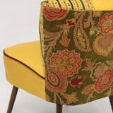 Chair vintage year 50 tissue "Lelièvre"