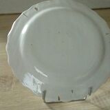 Les islettes earthenware plate late 19th century