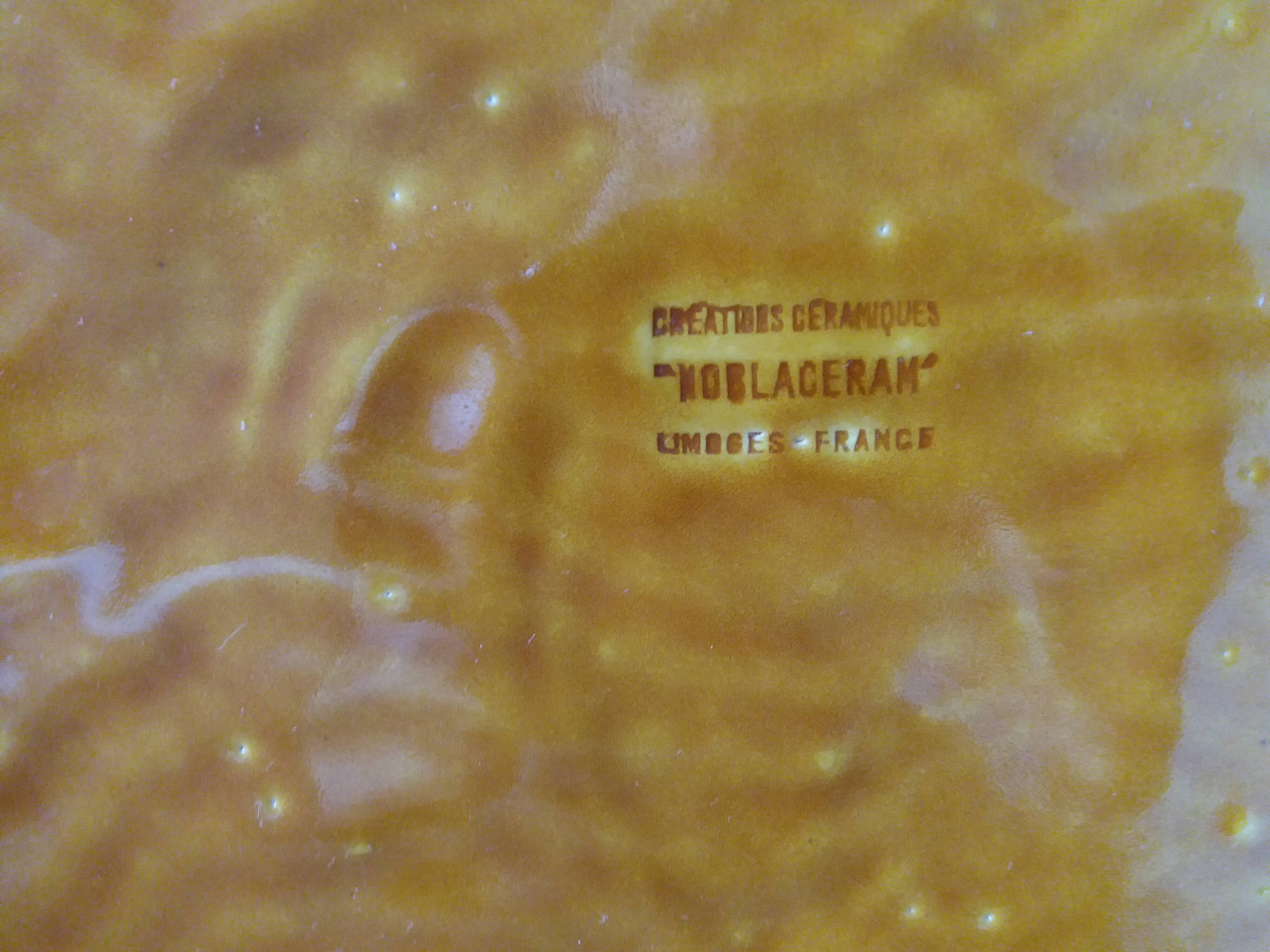 Noblaceram Limoges wood-effect slip cheese board