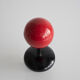 Black and red patère