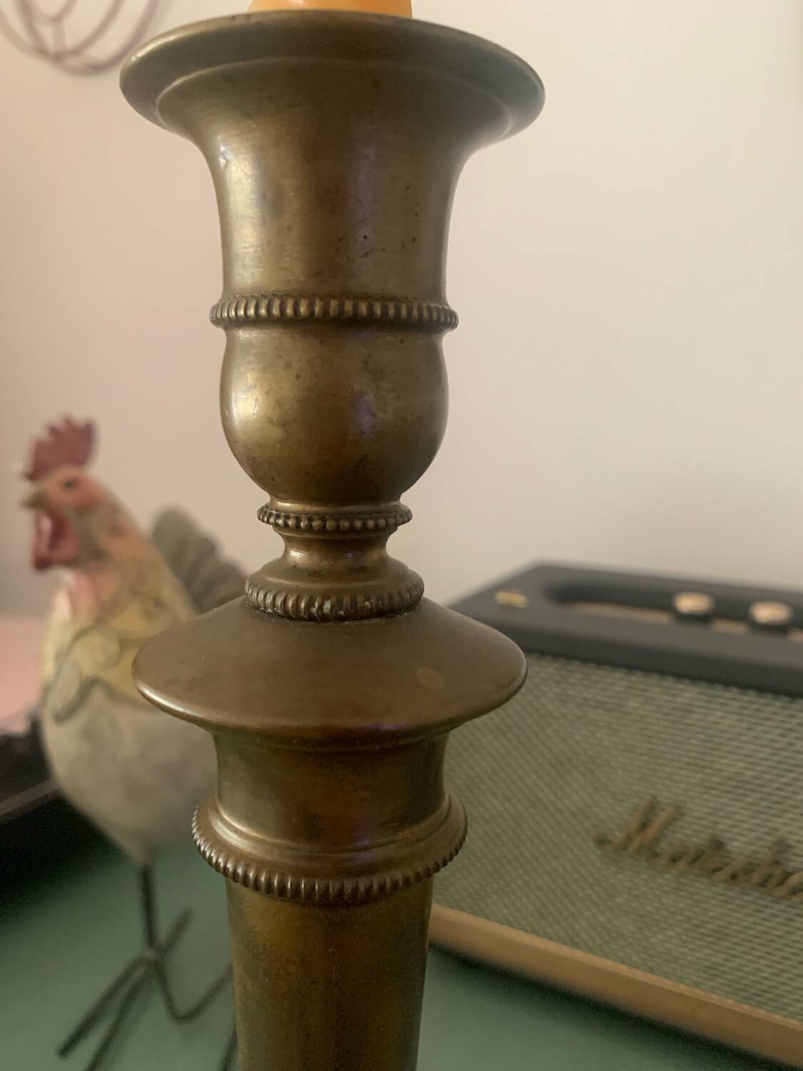 Brass candlestick