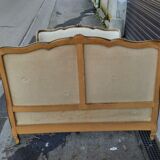 Louis XV style upholstered bed