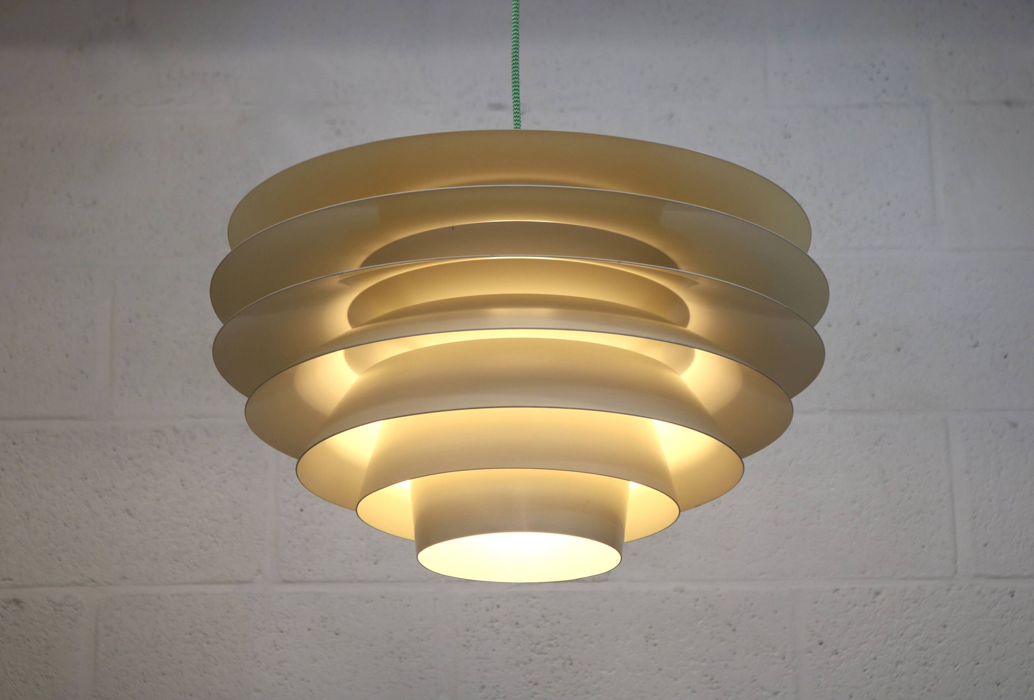 XL Verona Pendant Lamp by Svend Middelboe for Nordisk Solar - 1980s Scandinavian
