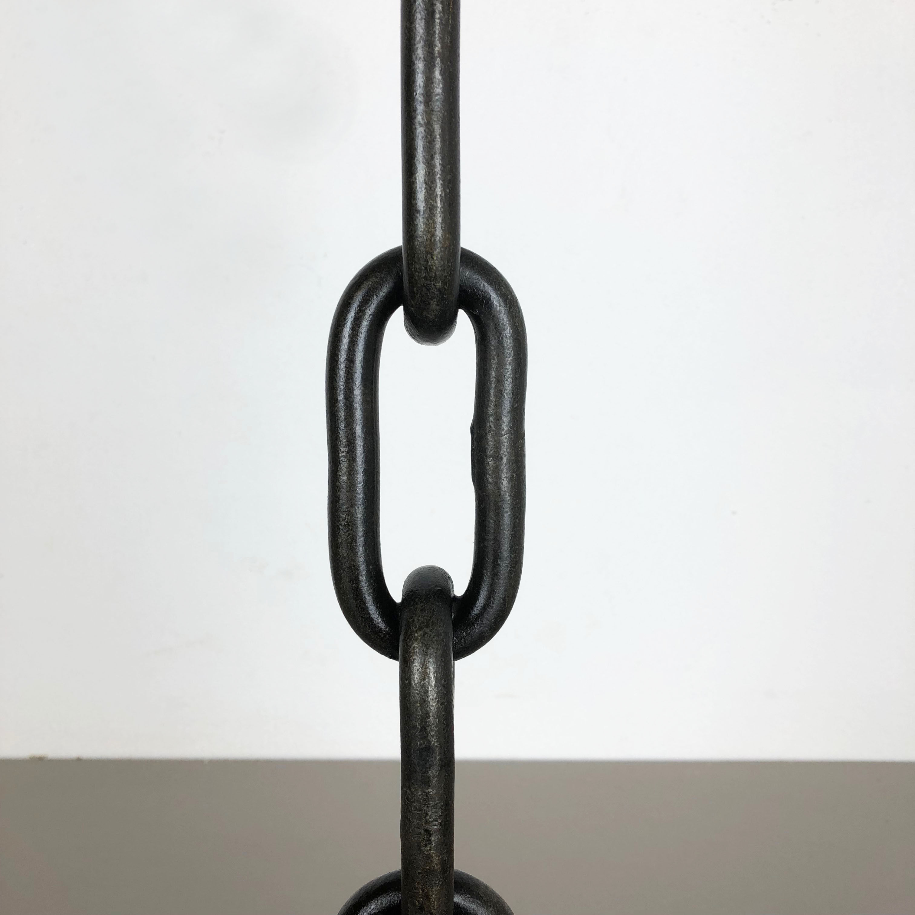 Extra Large Modernist Vintage Sculptural Brutalist Metal Candleholder, Austria
