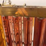 Lustre Triedri à prisme en verre de Murano années 1970