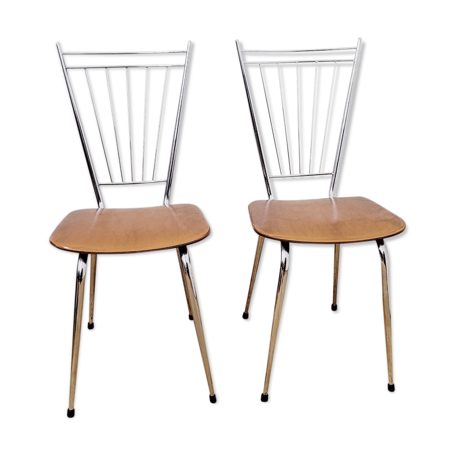 Set of 2 chairs vintage kitchen 70s