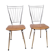 Set of 2 chairs vintage kitchen 70s
