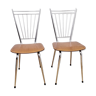 Lot de 2 chaises cuisine vintage années 70