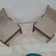 Pair of Monk chairs by Afra & Tobia Scarpa for Molteni, 1970S