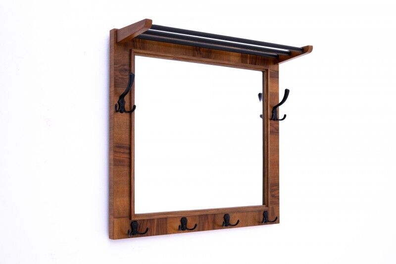 Art Deco style wardrobe with mirror, 1940s, Poland.