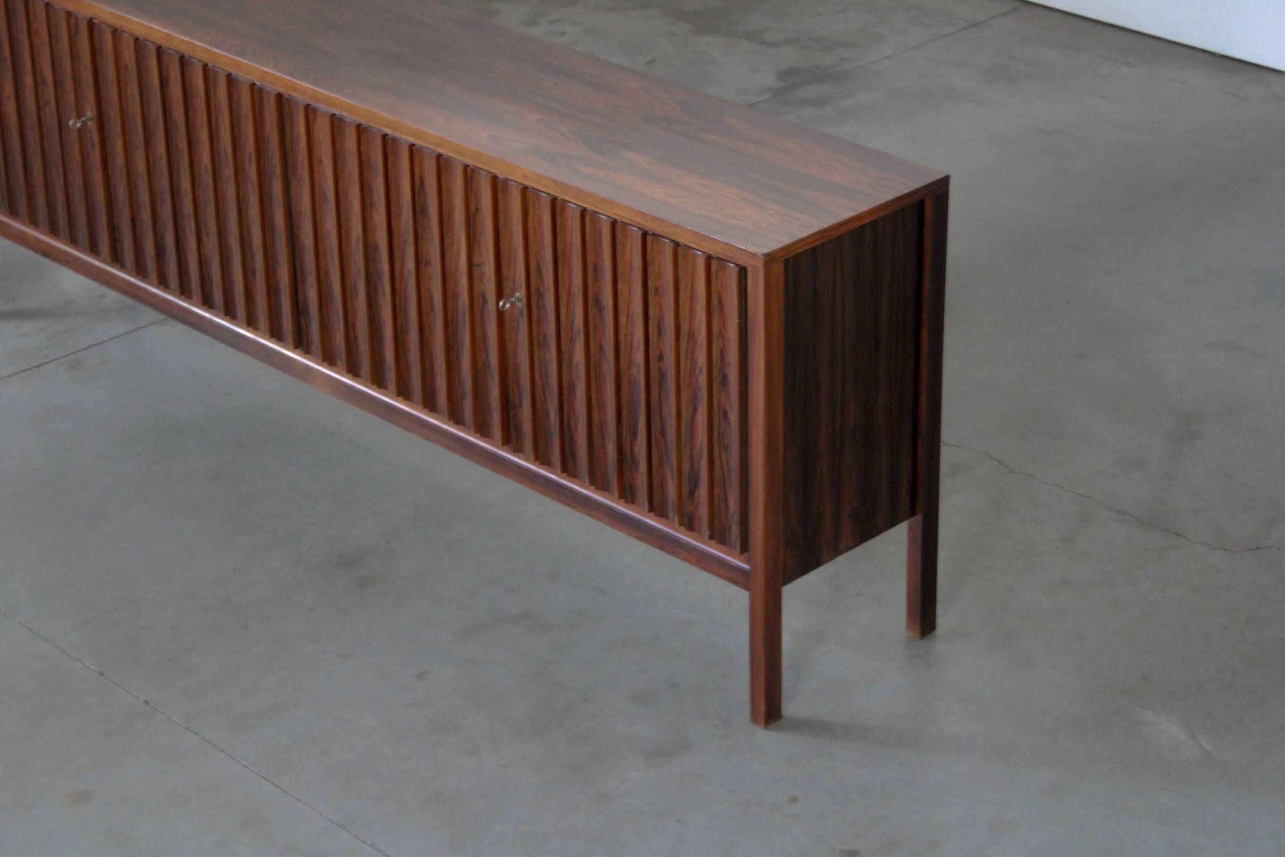 Rosewood sideboard by Leo Bub - Germany 1970s