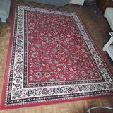 Rug Machine made rectangular Belgium 1990