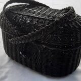Small old Bussan style wicker basket