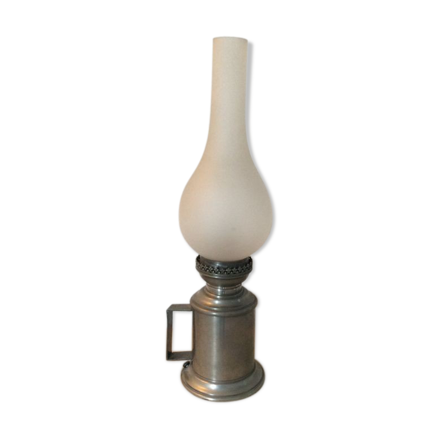 Antique tin lamp