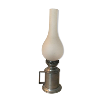 Antique tin lamp