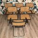 Set of 6 armchairs Marcel Breuer b64 vintage made in italy