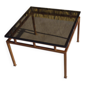 Smoked glass side table