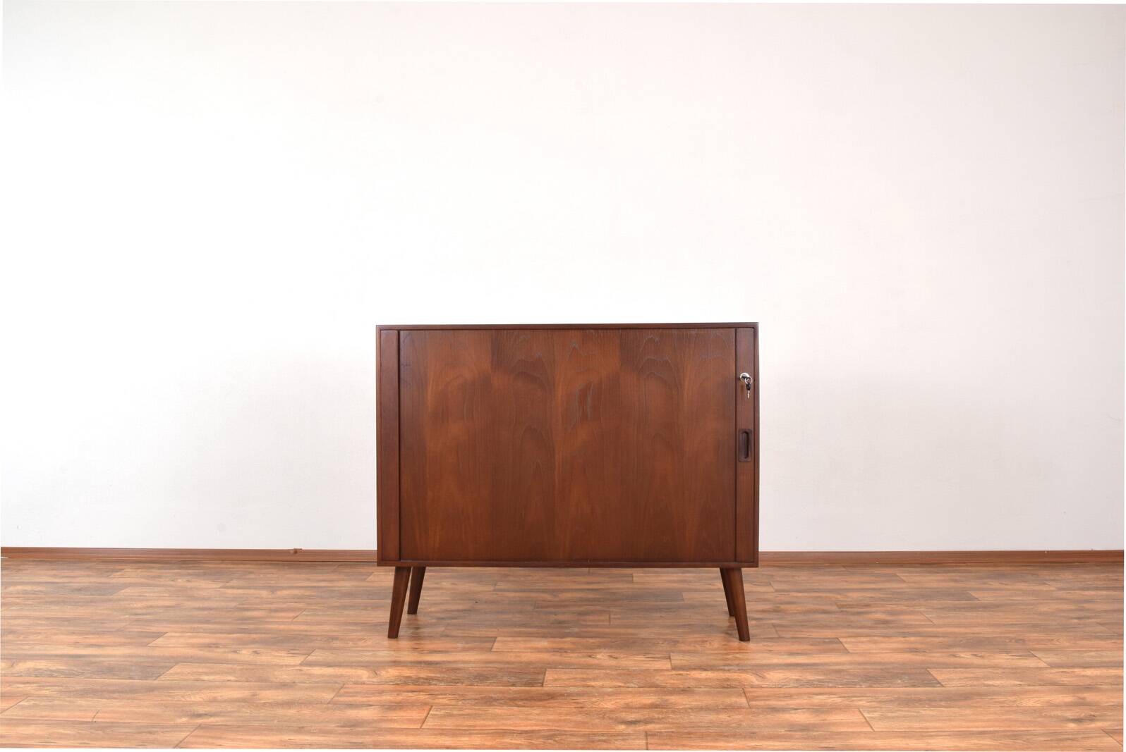 Mid-Century Danish Teak Tambour Doors Sideboard, 1960s