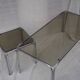 Chrome metal coffee table set