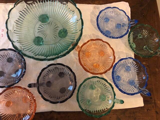 Vintage dessert service