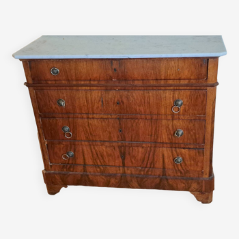 Commode bois massif victorienne