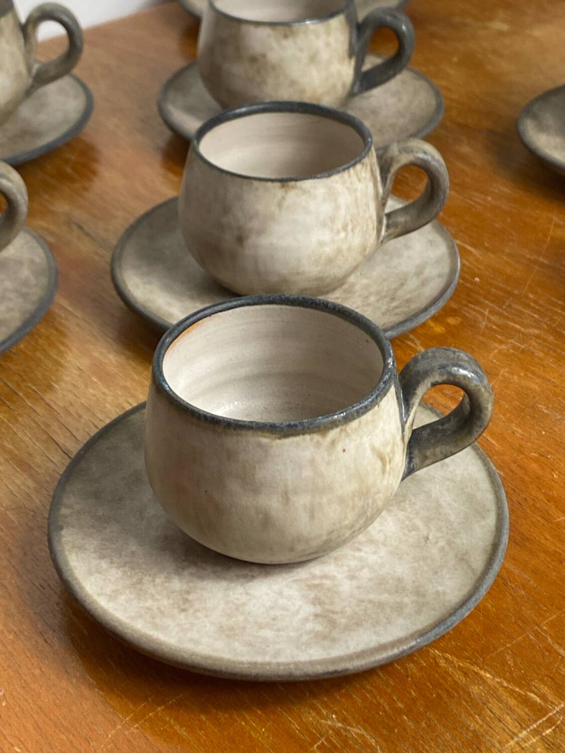Coffee service, ceramic, Félix Céram, Vallauris