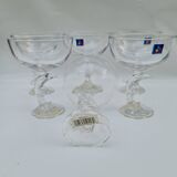 6 Luminarc Dolphy ice cream and dessert cups