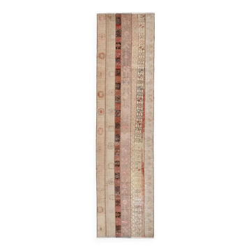 Soft & Pastel Vintage Runner Rug, 75x293Cm