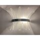 Belt sanded”palmette” murano glass wall sconce