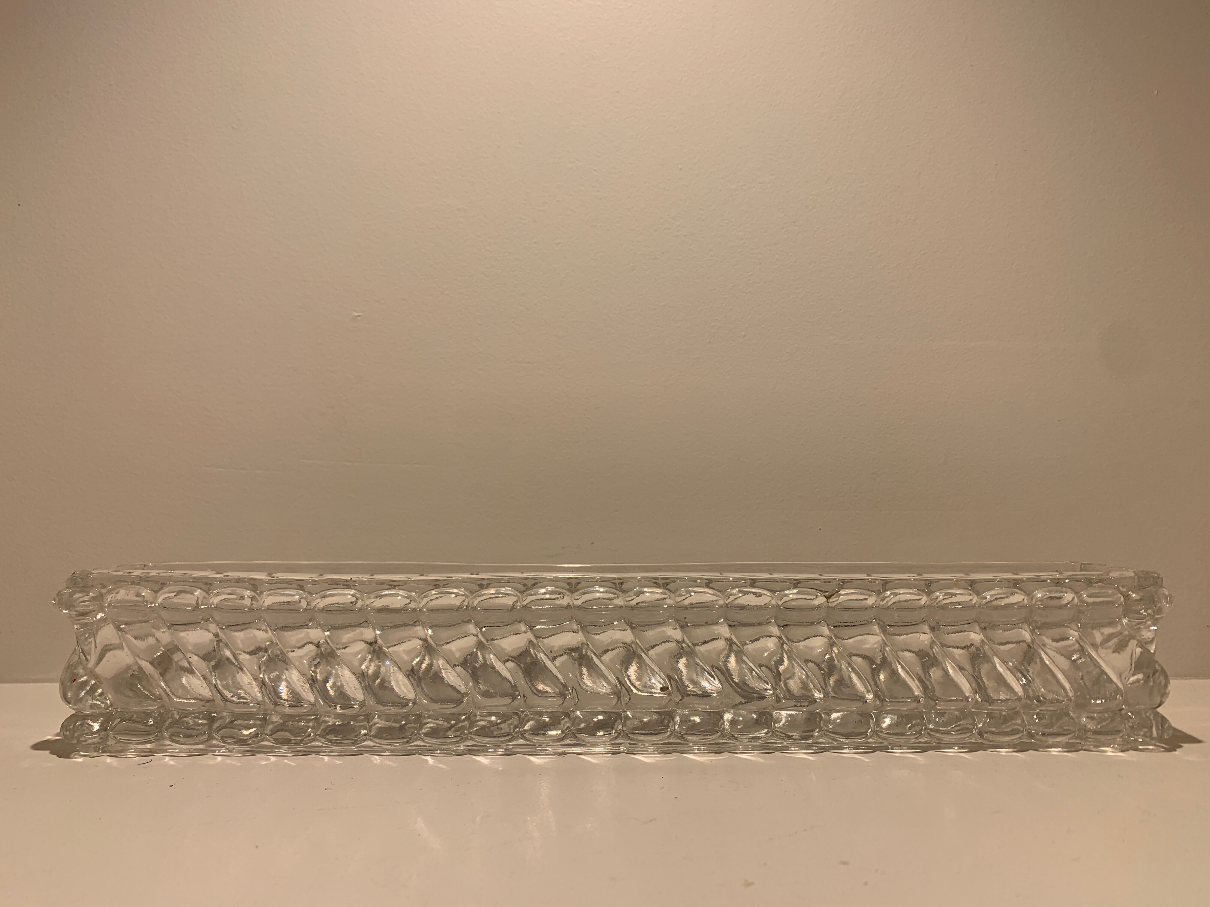 Baccarat crystal centerpiece, Bamboo model, 1900