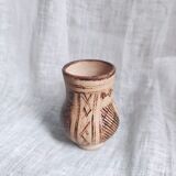 Vase with geometric patterns