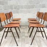 Set of 6 vintage Dutch Marko chairs