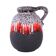 Ceramic vase Fat Lava, German design, 1960s, made in West Germany