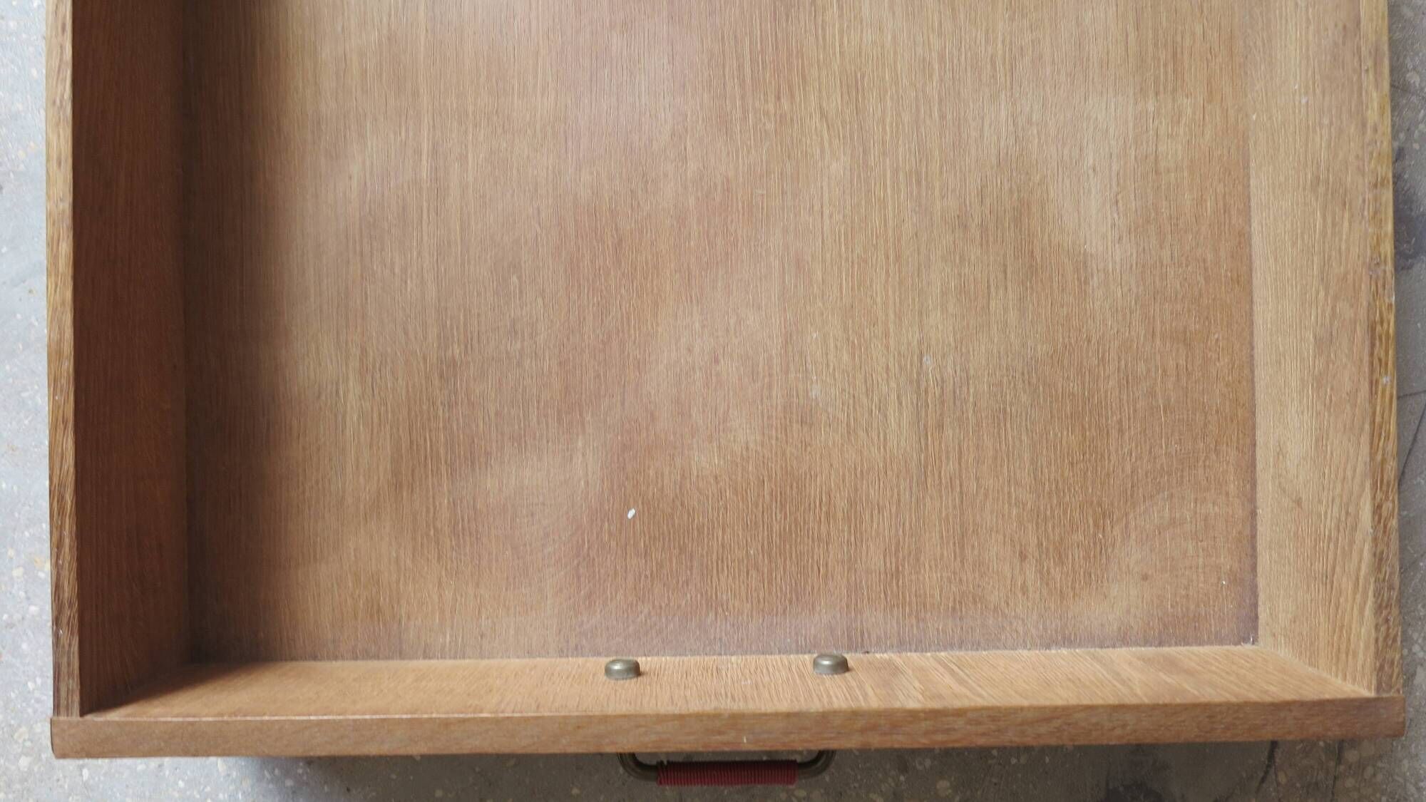 Minister's desk 1960s light oak