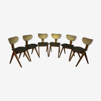 Lot of 6 chairs Roche and Bobois