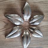 Set of 6 brass cups