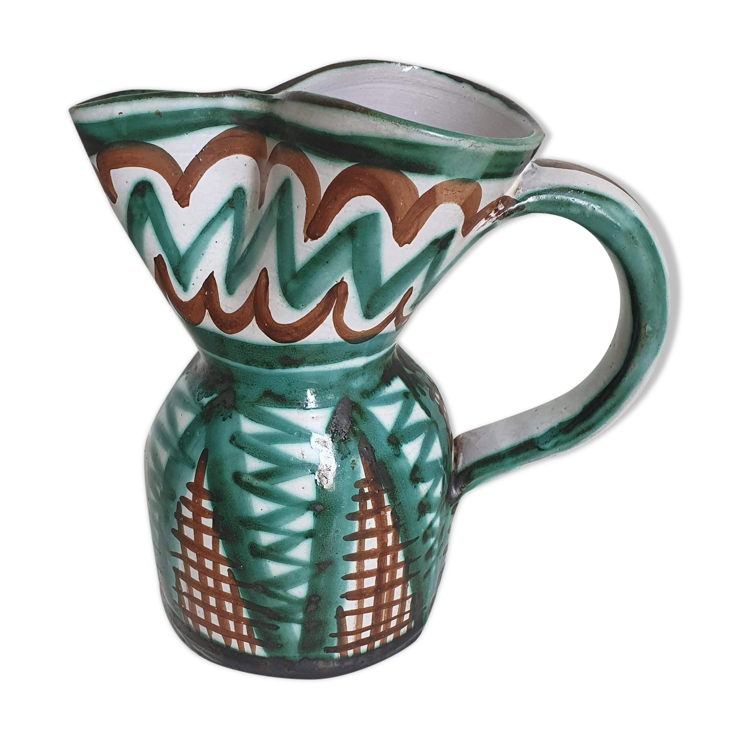 Robert Picault Vallauris ceramic pitcher