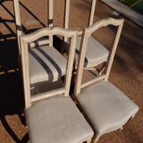 Louis XIV solid wood chairs