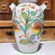 Italian ceramic circa vase Fratelli Fanciullacci Mid-century modern