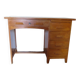 Vintage modernist desk - 5 drawers - shelf - 1950s - closure mechanism