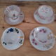 Lot of 4 coffee cups and mismatched Bavaria porcelain cups