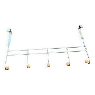 Wooden ball coat rack