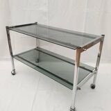 Vintage chrome console