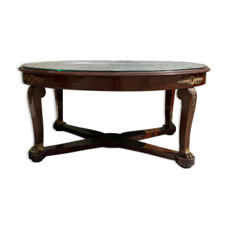 Table style return from Egypt in mahogany