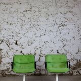 Pair of executive armchairs by Charles Pollock for Knoll