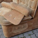 Vintage Modular Sofa 70ties champagne