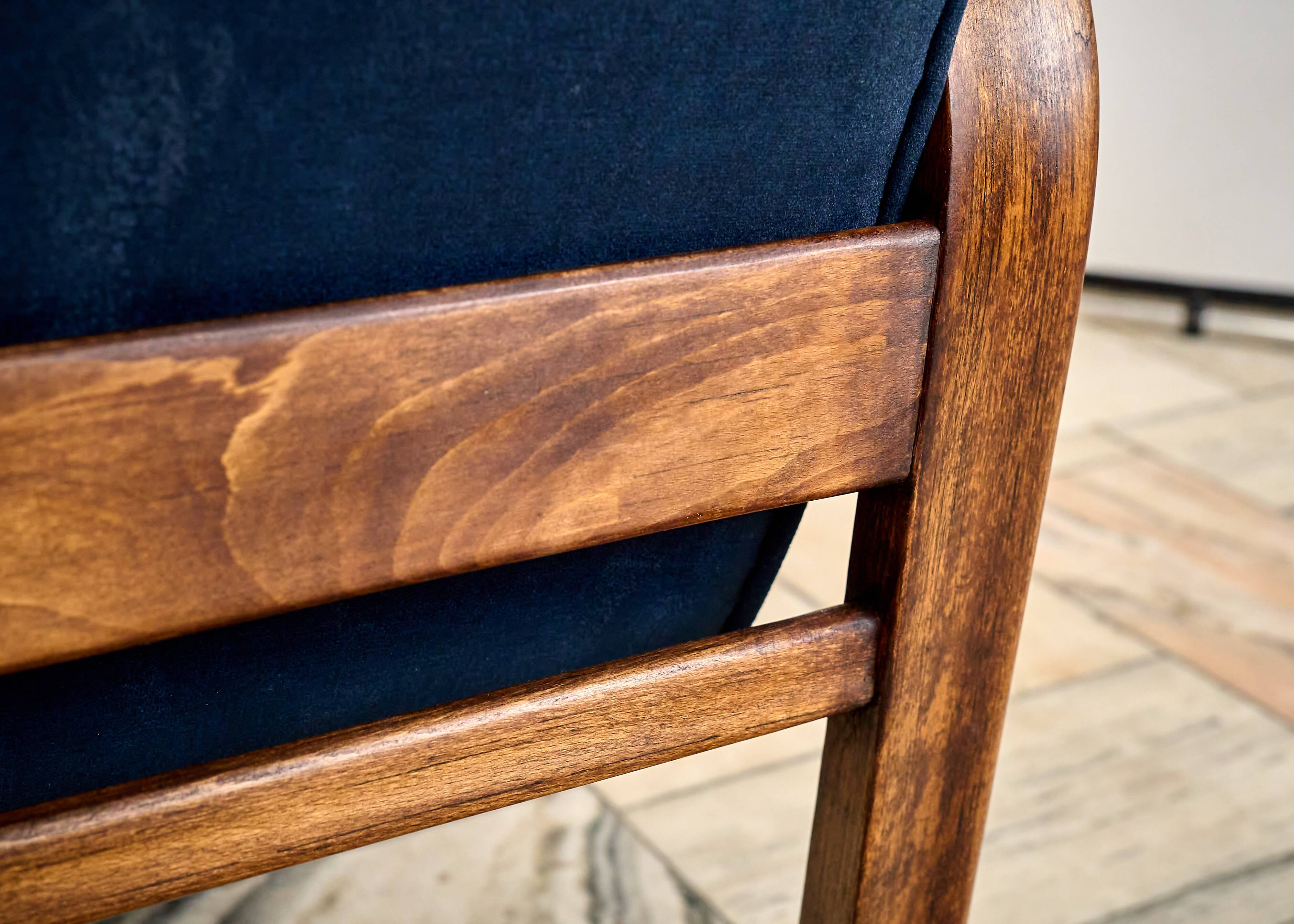 Armchair designed by K. Kozelka and A. Kropacek, Interier Praha, Czechoslov