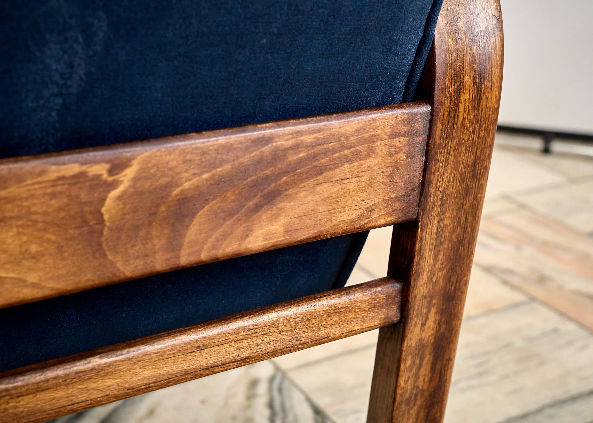 Armchair designed by K. Kozelka and A. Kropacek, Interier Praha, Czechoslov